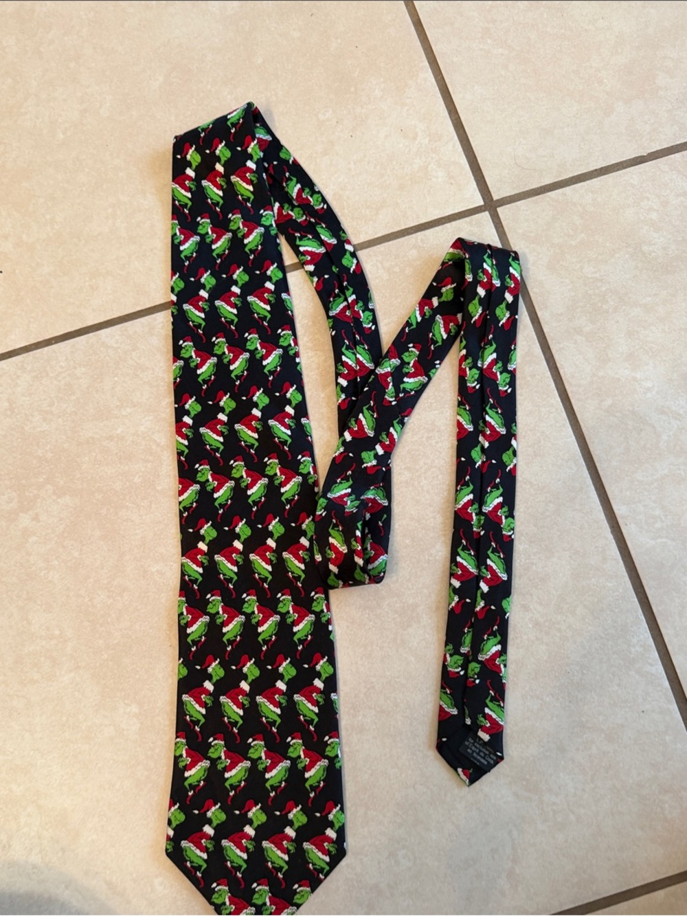 Vintage 1996 Dr. Seuss The Grinch Stole Christmas Necktie